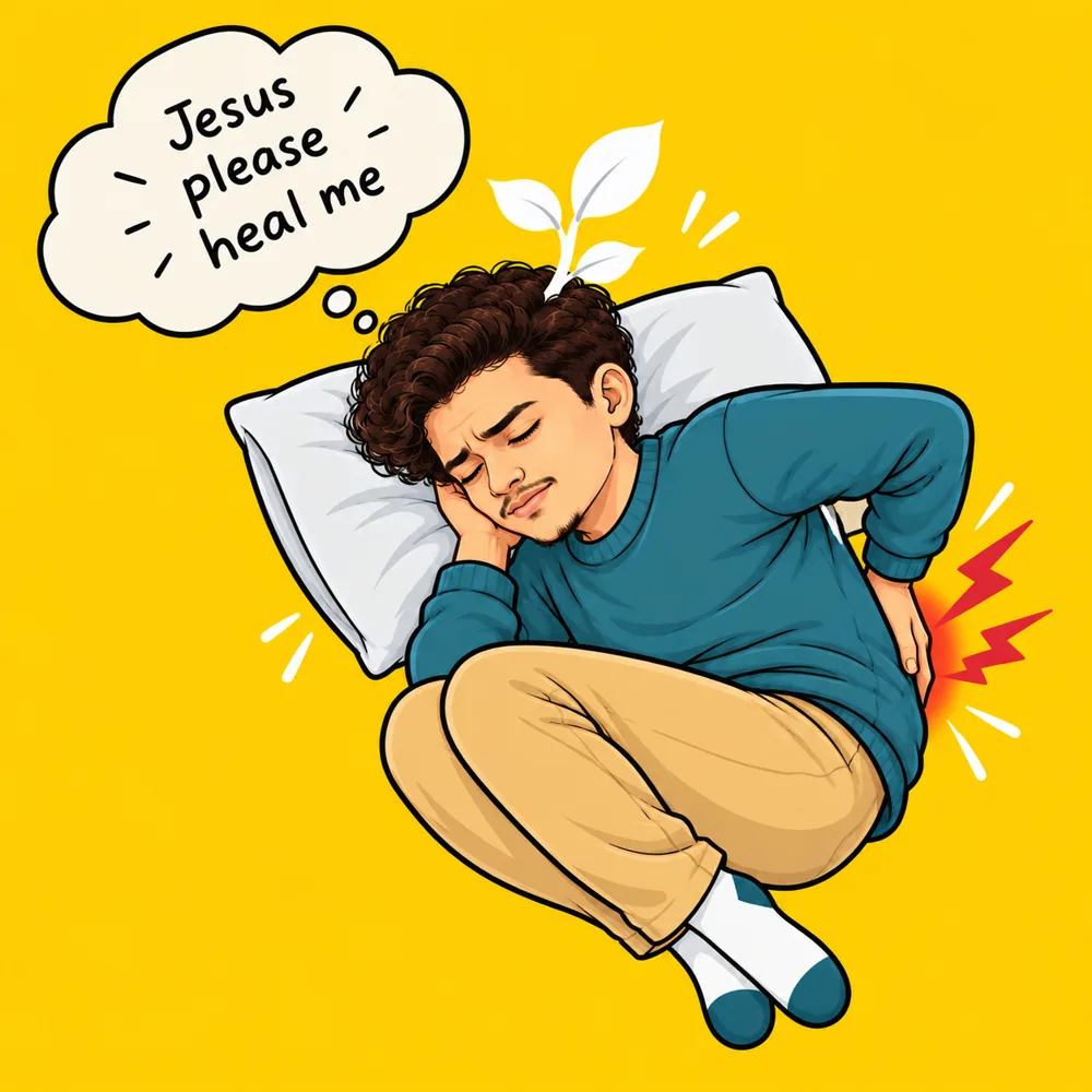 Praying through back pain